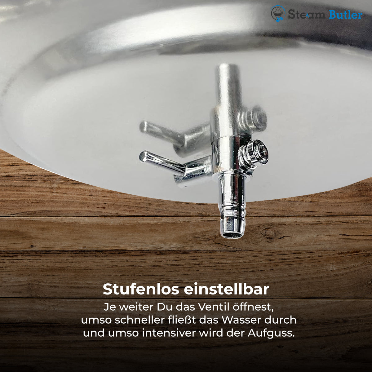 Steam Butler Home – automatischer Saunaaufguss aus Edelstahl – Ansicht 3