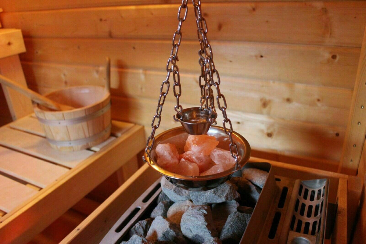 Kräutertopf Edelstahl 16 cm Sauna
