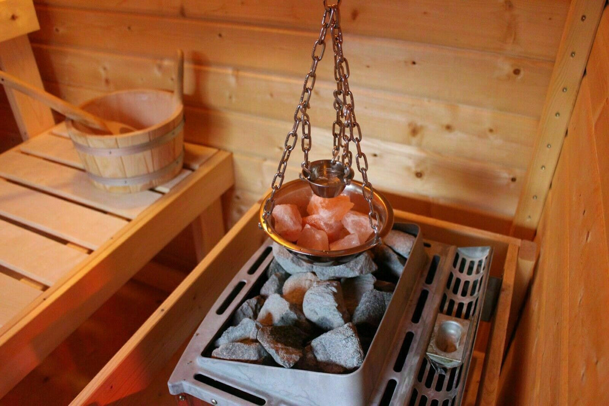 Kräutertopf Edelstahl 20 cm Sauna
