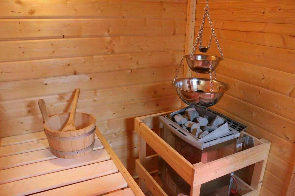 Zeremonie Hängeschale Midi Sauna Edelstahl